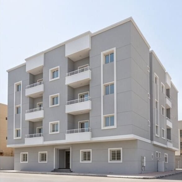 دهان واجهات - واجهة عمارة تجارية